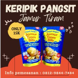 kripik pangsit jamur tiram